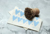 Swedish Dishcloth — Mini Heart Blue