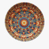Small handmade Turkish tin bowl with Bahar pattern for serving snacks or jewelry