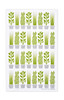 Green herbs patterned Swedish kitchen towel made from natural linen and cotton by Jangneus