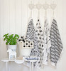Jangneus Swedish Tea Towels - Black - 100% cotton