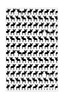 Swedish Kitchen Towel - Moose Black