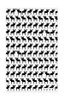 Black moose patterned Swedish kitchen towel made from natural linen and cotton by Jangneus