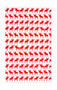 Red moose patterned Swedish kitchen towel made from natural linen and cotton by Jangneus