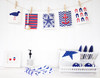 Swedish Dishcloth - Starfish - Blue