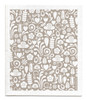 Swedish Dishcloth - Dala - Grey