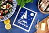 Swedish Dishcloth - Sailing Boat - Blue