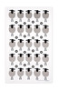 Black Sheep tea towel with two reusable Black Sheep Swedish dishcloths by Jangneus