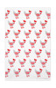 Grey hen patterned Scandinavian linen cotton kitchen towel by Jangneus