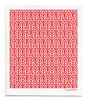 Swedish Dishcloth - New Leaves - Red