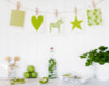 Swedish Dishcloth - New Leaves - Green