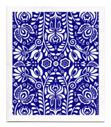Swedish dishcloth Scandi Bloom Blue