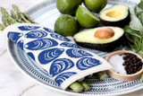 Swedish Dishcloth — Mussels Blue