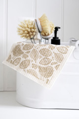 Swedish Dishcloth for Kitchen | Robins Sand | Reusable Paper Towel Alternative | Absorbent Cellulose Sponge Cleaning Cloth