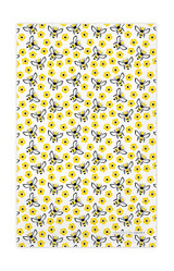 Swedish Kitchen Towels - Bees - Yellow