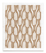 Sand harvest patterned reusable Swedish dishcloth made from cellulose and cotton by Jangneus