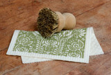 Swedish Dishcloth — Scandi Bloom Olive Green