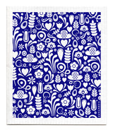 Jangneus Swedish dishcloth, Blue Dala, 100% biodegradable