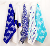 Swedish Kitchen Towels - Fish - Blue