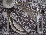 Napkin - Lakhsmi - Clay - 18"SQ from Bungalow in Denmark