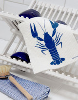 Swedish Dishcloth — Crayfish Blue