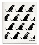 Swedish Dishcloth — Dogs Black
