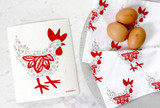 Grey Hen reusable Swedish dishcloth made from cellulose and cotton by Jangneus