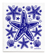 Swedish Dishcloth — Starfish Blue