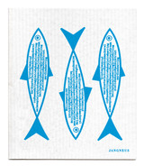 Swedish Dishcloth — Fish Turquoise