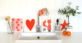 Swedish Dishcloth - Fox - Orange