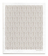 Swedish Dishcloth — New Leaves Grey
