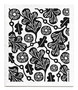 Jangneus Swedish dishcloth, Black Oak Leaf, 100% biodegradable
