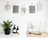 Swedish Dishcloth - Tree - Black