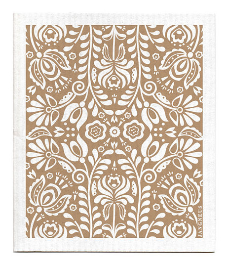 Swedish dishcloth Scandi Bloom Sand