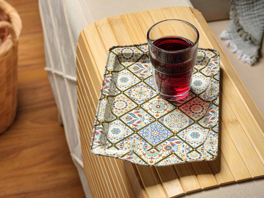 Small Turkish Metal Serving Tray – Miray