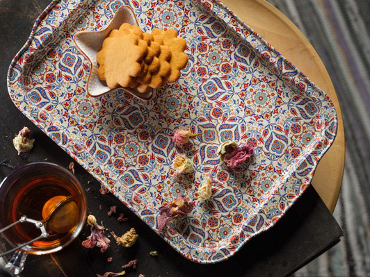 Large Turkish Metal Serving Tray – Emel