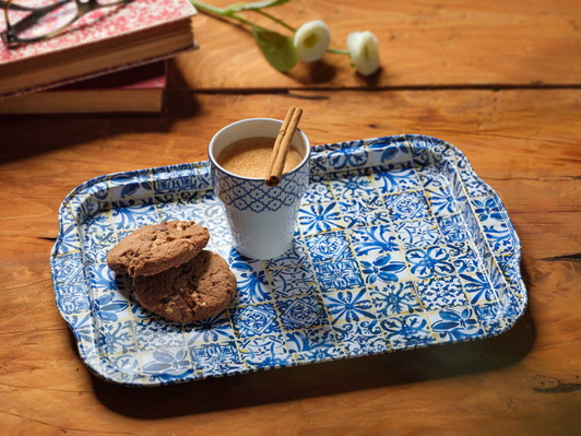 Large Turkish Metal Serving Tray – Meryem
