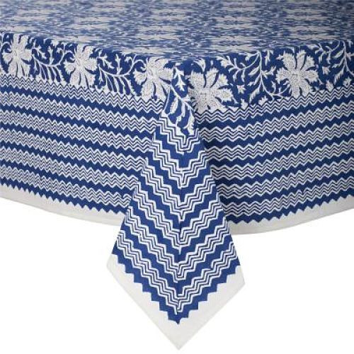 Tablecloth - Lakhsmi - Blue from Bungalow in Denmark