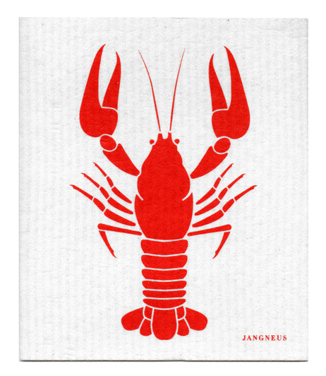 Swedish Dishcloth — Crayfish Red