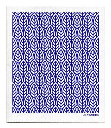 Swedish Dishcloth — New Leaves Blue