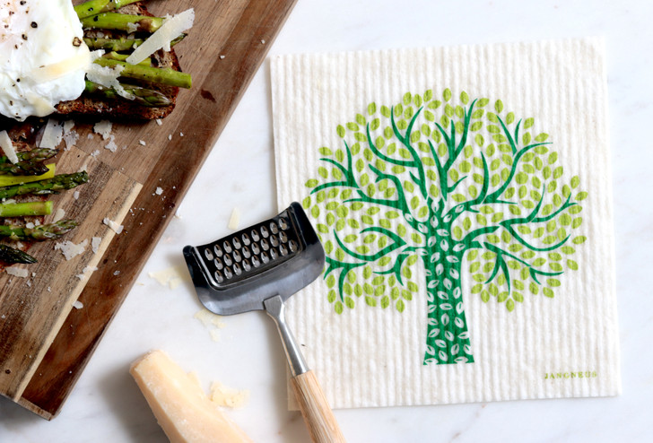 Durable, reusable, machine washable, and it offers an eco-friendly alternative to paper towels with a style!