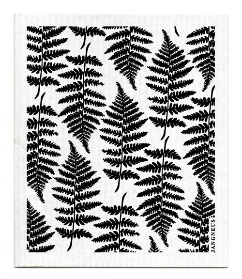 Swedish Dishcloth — Fern Black