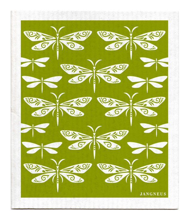 Swedish Dishcloth — Dragonfly Green