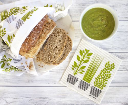 Swedish Dishcloth — Herbs Green