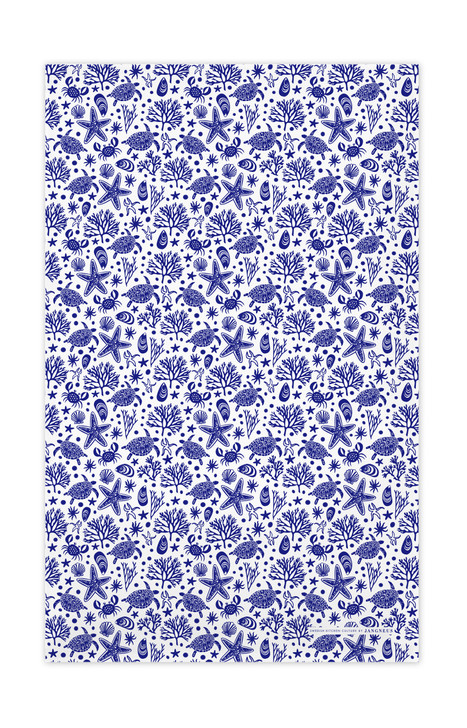 Swedish Kitchen Towel - Ocean Blue
