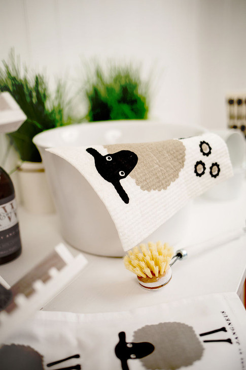 Swedish dishcloth 100% biodegradable 7 by 8 inches, Jangneus
