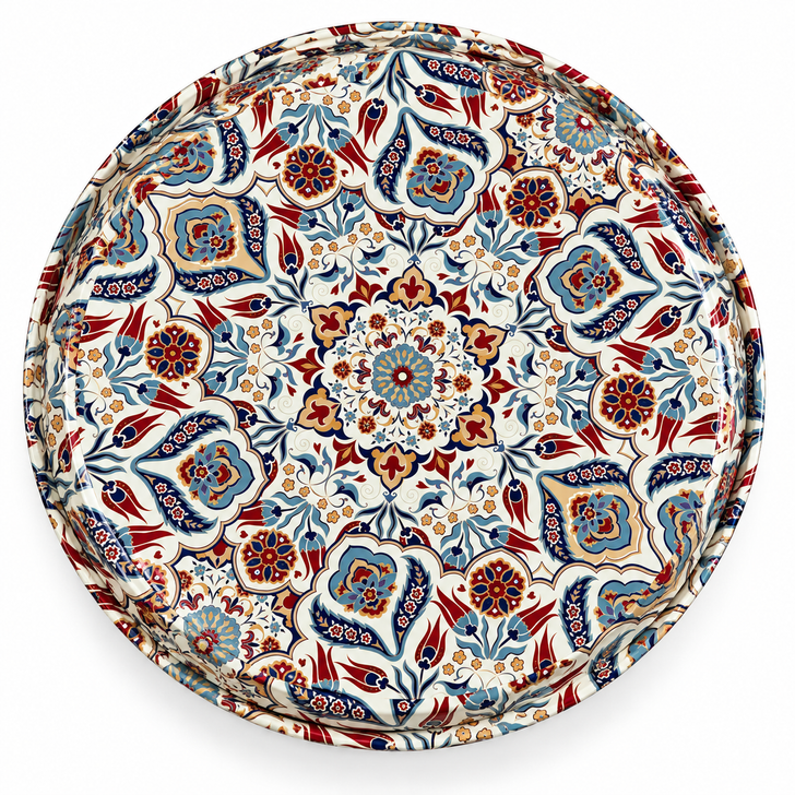 Round Metal Serving Tray – Emel