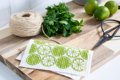 Swedish Dishcloth — Citrus Green