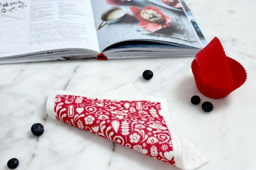 Swedish Dishcloth — Dala Red