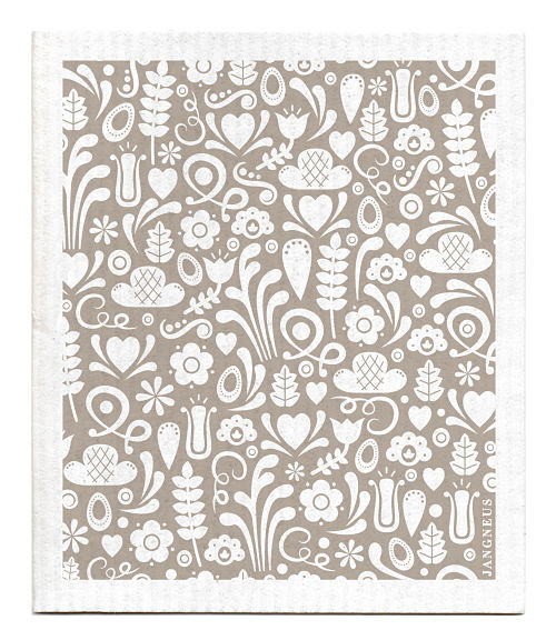 Swedish Dishcloth - Dala - Grey