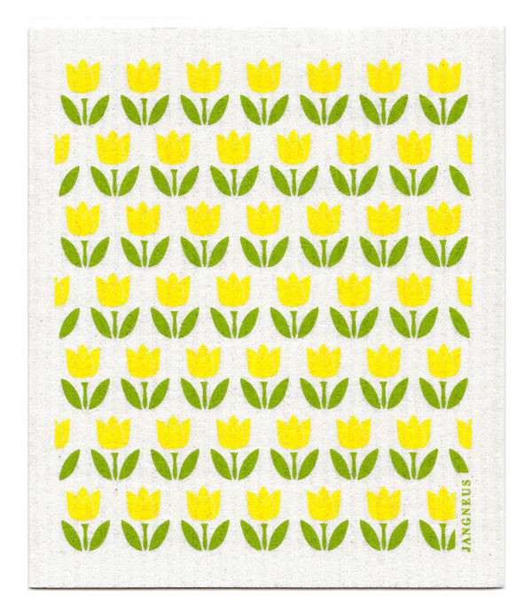 Swedish Tulip Yellow Dishcloth